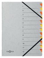 Sorteermap Pagna Easy A4 12 tabs oranje/geel - thumbnail