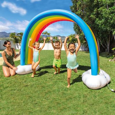 Speelgoed watersproeier Intex Regenboog 300 x 109 x 180 cm PVC