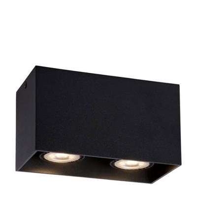 Lucide BODI - Plafondspot - 2xGU10 - Zwart