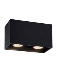 Lucide BODI - Plafondspot - 2xGU10 - Zwart - thumbnail