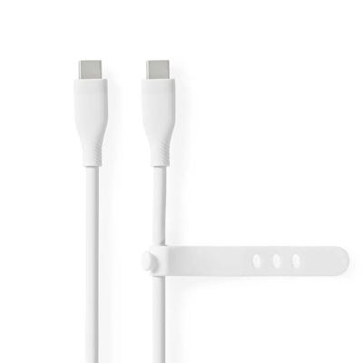 Nedis CCGB60820WT15 Usb-kabel Usb 2.0 Usb-c™ Male Usb-c™ Male 60 W 480 Mbps Vernikkeld 1.50 M Rond Silicone Wit Doos Nedis CCGB60820WT15 Usb-kabel Usb 2.0 Usb-c™ Male Usb-c™ Male 60 W 480 Mbps Vernikkeld 1.50 M Rond Silicone Wit Doos