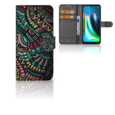 Motorola Moto G9 Play | E7 Plus | Telefoon Hoesje | Aztec