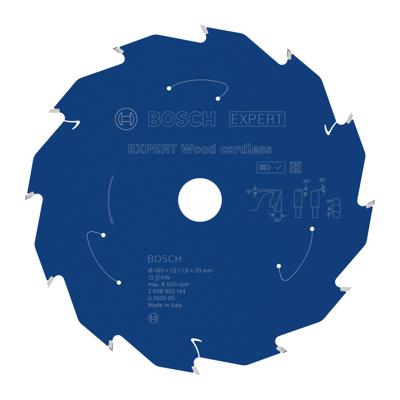 Bosch Accessoires EXPERT Wood cordless Cirkelzaagblad | 160 x 1,5/1 x 20 mm | T12 - 2608902144