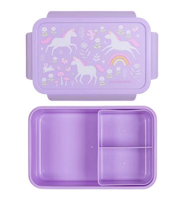 Lunchbox voor meisjes LICORNE A Little Lovely Company lavendel