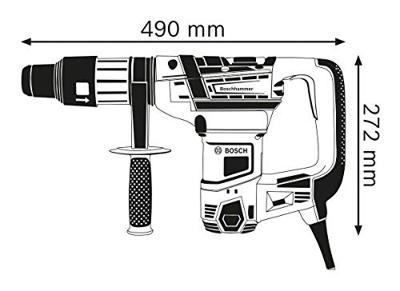 Bosch Professional GBH 5-40 D Boorhamer SDS max 8,5J 1100W in koffer - 0611269001