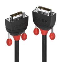 LINDY 1m DVI-D Dual Link Kabel, Zwarte Lijn - thumbnail