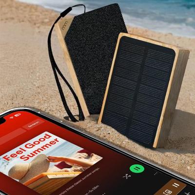 Bamboe Speaker Op Zonne-energie