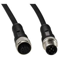 TRU COMPONENTS TC-12833004 Sensor/actuator verlengkabel M12 Aantal polen (sensoren): 5 Stekker (recht) op koppeling (recht) 5 m 1 stuk(s) - thumbnail