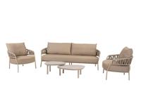 Calma loungeset met Monroe coffeetafels latte 65 x 32 cm & 80 x 27 cm Taste - Taste - thumbnail