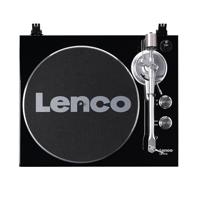 Lenco LBT-215BK Draaitafel met Bluetooth® en een metalen platenbord, toonarm en contragewicht, exclusieve piano black kleur - thumbnail