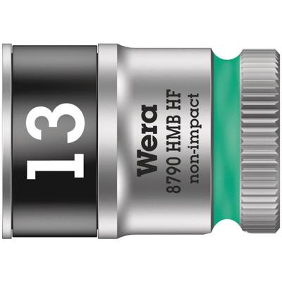 Wera 8790 HMB HF Zyklop Hand- en Machinedop, met 3/8"-aandrijving met vasthoudfunctie, 13.0 x 29.0 mm - 1 stuk(s) - 05003747001