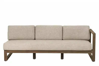 Apple Bee | Loungebank Antigua 3-zits Rechts | Coastal Teak