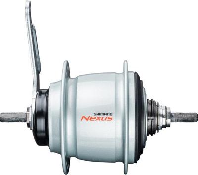 Shimano Versnellingsnaaf nexus 8 sg-c6001 voor terugtraprem - 36 gaats - zilver