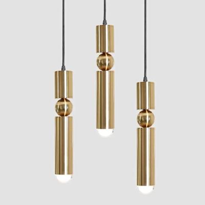 Luxe Aurea Gouden Hanglamp - Elegante Minimalistische LED Plafondlamp
