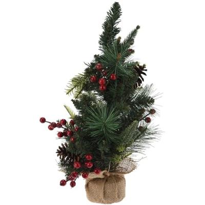 Mini kerstboom 45 cm in jute