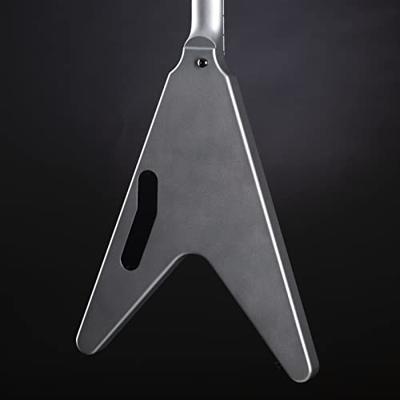 Gibson Dave Mustaine Flying V EXP Metallic Silver signature elektrische gitaar met koffer - thumbnail