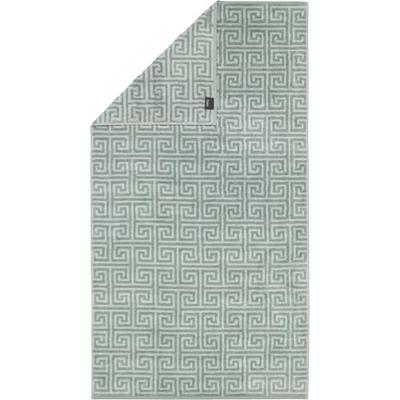Cawö Cawo Noblesse Elegance Allover print Badlaken 80/150 nordic green
