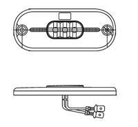 HELLA zijmarkeringslicht side marking light rated voltage. 12v led - thumbnail