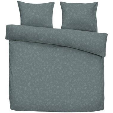 Dekbedovertrek Vedor - grijs/blauw - 240x220 cm