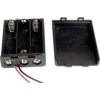 TRU COMPONENTS SBH431A Batterijhouder Aantal cellen: 3 AAA (potlood) Kabel - thumbnail