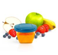 Set van 6 hermetisch afsluitbare bakjes 180 ml BABYMOOV Babydol set van 6 - thumbnail