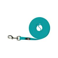 TRIXIE HONDENRIEM EASY LIFE SLEEPLIJN OCEAAN BLAUW / TURQUOISE 5 MTRX1,7 CM - thumbnail