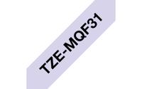Brother TZe-MQF31 Zwart TZe labelprinter-tape - thumbnail