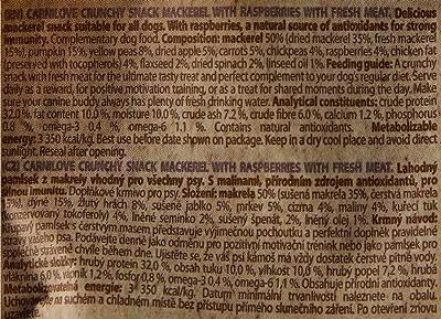 CARNILOVE CRUNCHY SNACK MAKREEL / FRAMBOOS - thumbnail