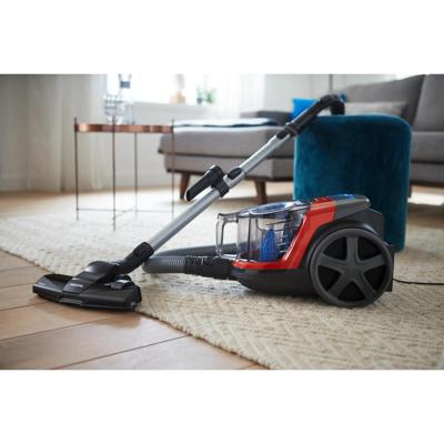 Philips FC9330/09 PowerPro Compact Stofzuiger Zonder Zak 900W Zwart/Rood