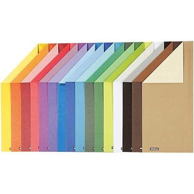 Creativ Company Color bar papier kleur a4 100gr, 16 vellen Creativ Company Color bar papier kleur a4 100gr, 16 vellen