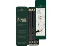 Faber Castell Grafietpotlood Pitt Mat Etui a 6 stuks - thumbnail