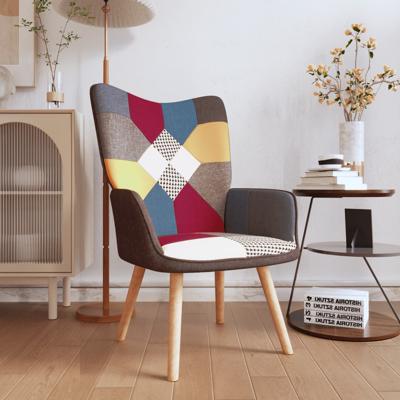 Relaxstoel patchwork stof