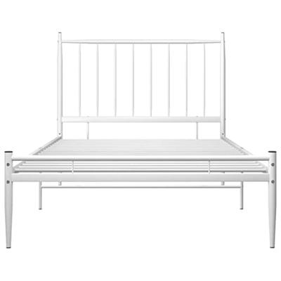 Bedframe metaal wit 90x200 cm Bedframe metaal wit 90x200 cm