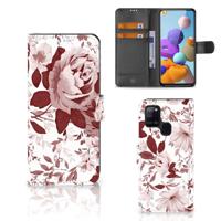 Hoesje Samsung Galaxy A21s Watercolor Flowers - thumbnail