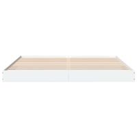Bedframe zonder matras 180x200 cm spaanplaat wit - thumbnail