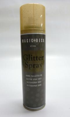 Magic Deco glitterspray 150 ml aluminium goud Magic Deco glitterspray 150 ml aluminium goud