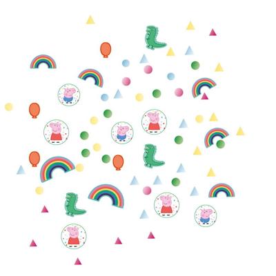Confetti Peppa Pig en George rainbow