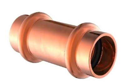 Kirchhoff Koperen glijhuls, blank, 18 mm, 2 sockets, (P5270S) - 988616855