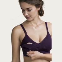 BB Voedingsbh / Zwangerschapsbh Fast Food Paars - thumbnail