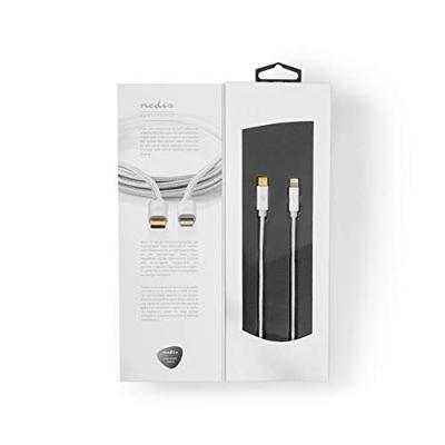 Nedis USB-Kabel | Apple Lightning 8-Pins naar USB-C Male | 480 Mbps | 2 m | 1 stuks - CCTB39650AL20 CCTB39650AL20 Nedis USB-Kabel | Apple Lightning 8-Pins naar USB-C Male | 480 Mbps | 2 m | 1 stuks - CCTB39650AL20 CCTB39650AL20