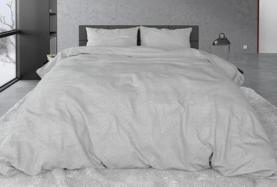 Sleeptime Flanel Jason Grijs 240 x 200/220 cm