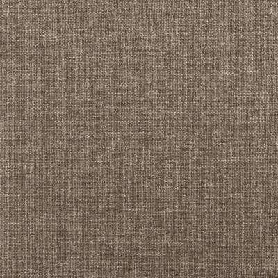 Hoofdbord met randen 83x23x118/128 cm stof taupe