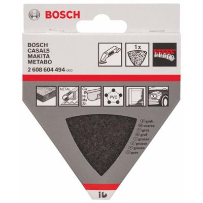 Bosch Accessories 2608604494 Vlies voor driehoekige schuurmachine, 93 mm, 100, grof 93 mm 1 stuk(s)