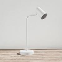 Riga LED tafellamp - Kantelbaar en draaibaar - Ingebouwde dimmer - Bureaulamp voor binnen - GU10 fitting - Max. 35 Watt - Wit - 3 jaar garantie - thumbnail
