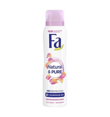 FA Deodorant spray natural & pure rose blossom (150 ml)