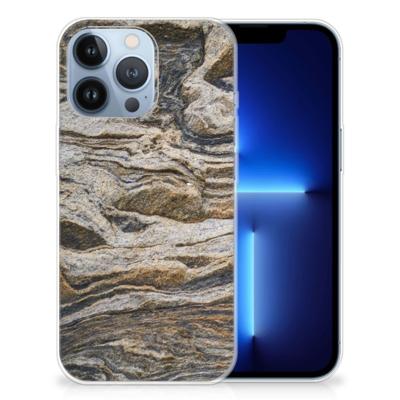 Apple iPhone 13 Pro | TPU | Siliconen hoesje | Steen Apple iPhone 13 Pro | TPU | Siliconen hoesje | Steen