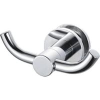 Handdoekhaak Dubbel voor Radiatoren Haceka Adoria Oase 7,3x3,9 cm Chroom Haceka - thumbnail