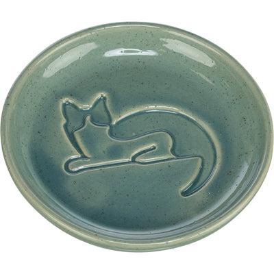 Voerbak voor katten Trixie Blauw Keramisch Ø 14,5 cm