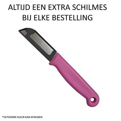 Solinger aardappelmesje 6 cm rvs/blauw