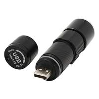 EDM LED zaklamp zoom 1W aluminium oplaadbaar - 5710020 - thumbnail